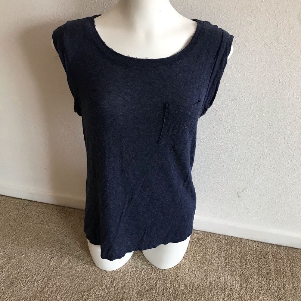 Splendid Soft Distressed Muscle Tank